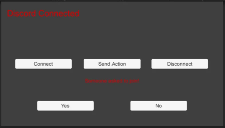 Discordity: configuration component in the Unity inspector